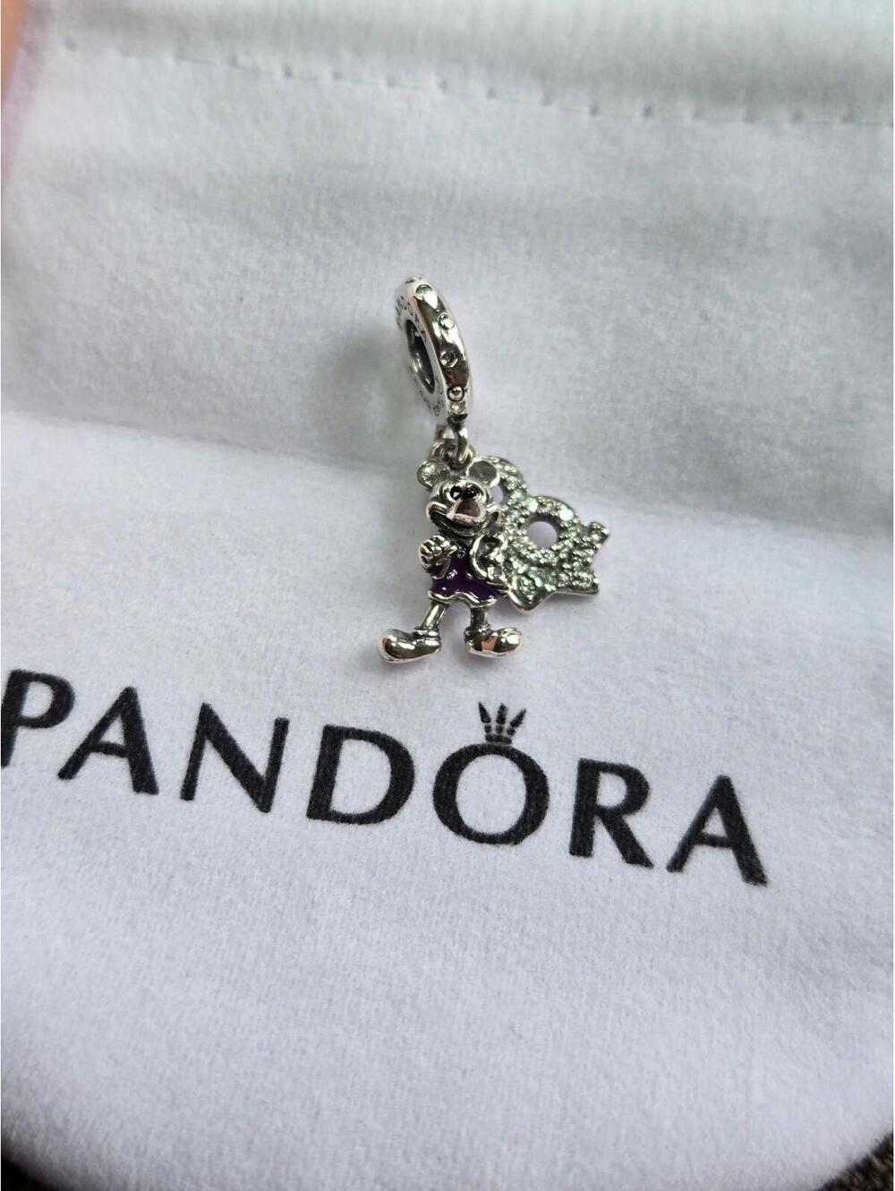 Disney 100 pandora charm